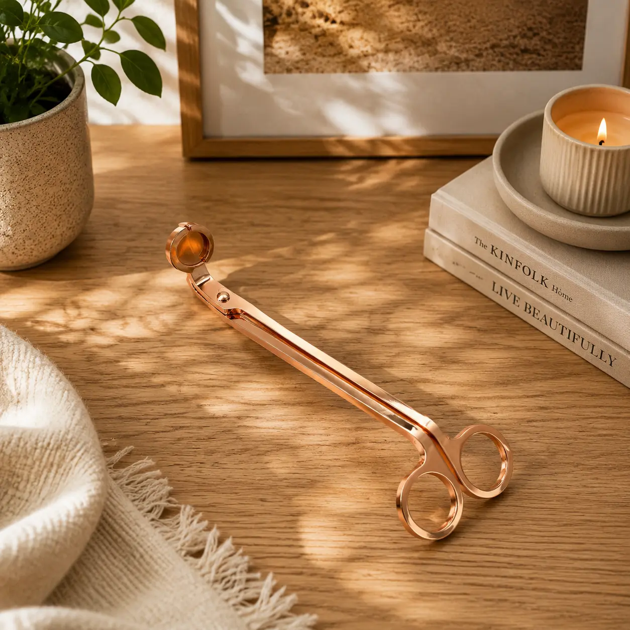 Foarfecă Lumânări Rose-Gold - miniatura 2